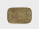 Badmat ovaal olive green 60x90