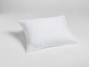 Kussensloop gewassen linnen pure white