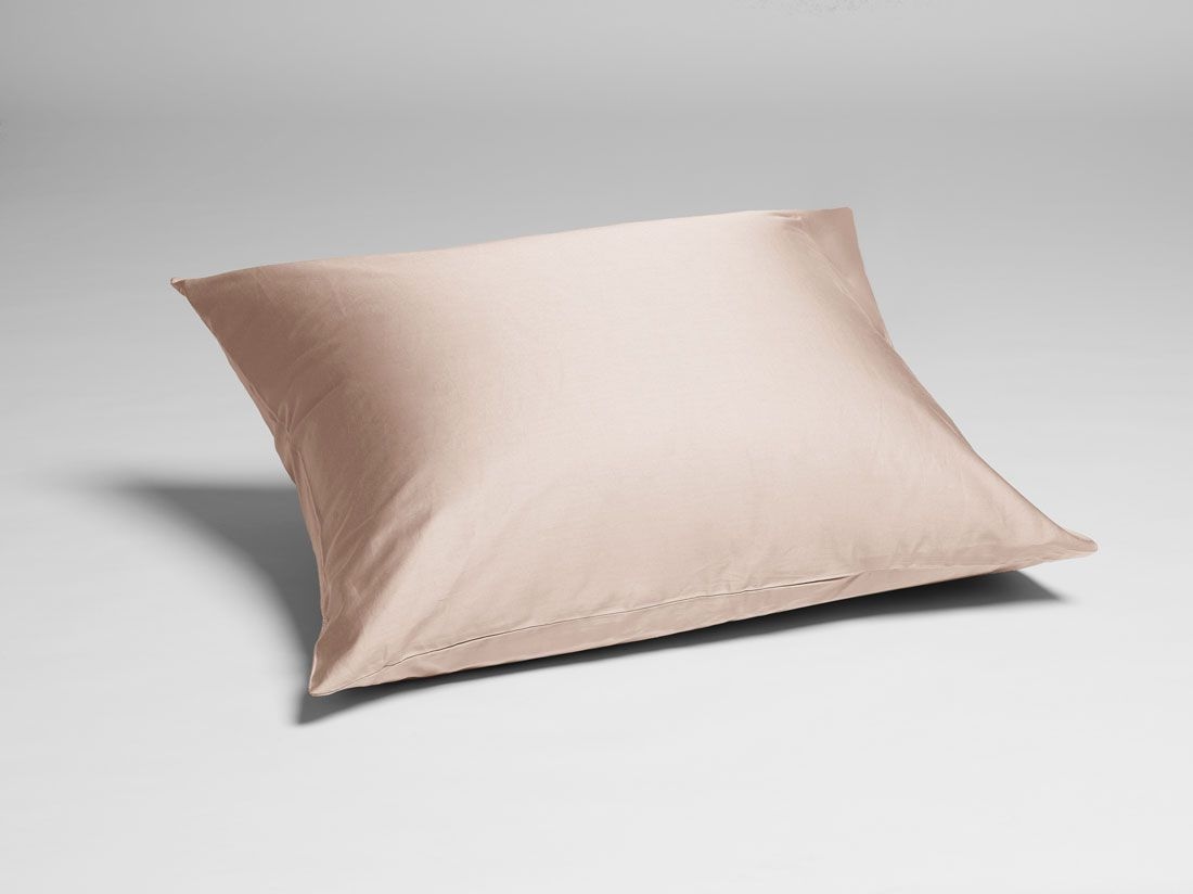 Kussensloop katoen satijn dusty rose