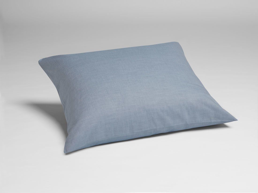 Kussensloop katoen TENCEL™ blue chambray