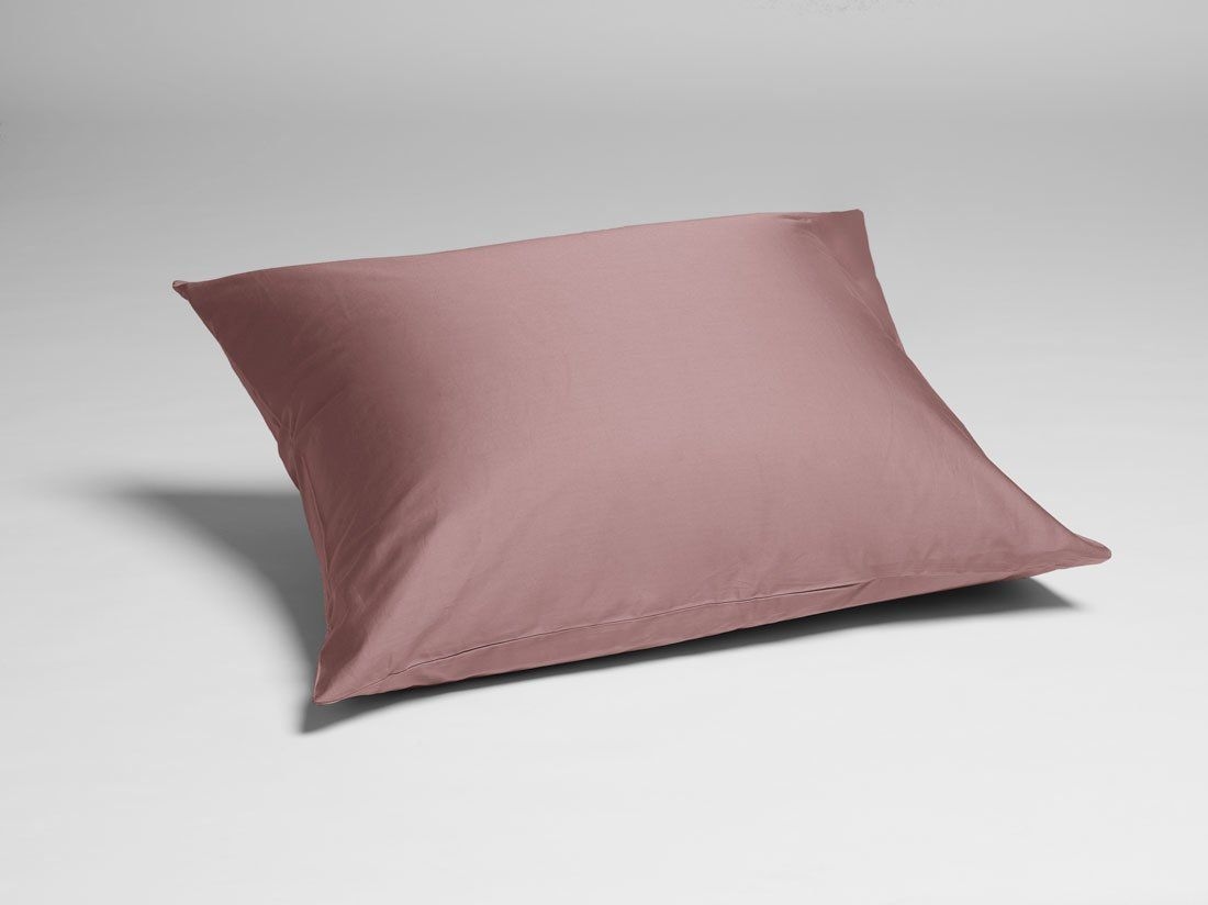 Kussensloop katoen satijn blush rose