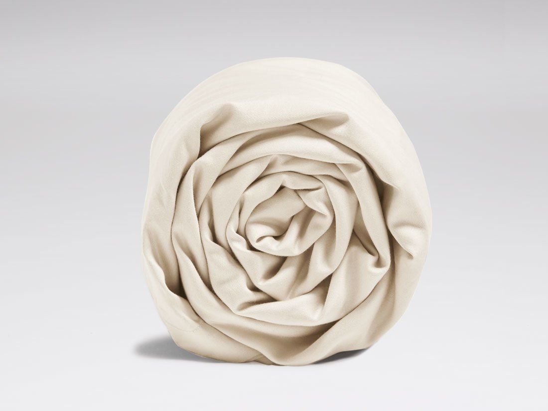 Laken katoen satijn natural