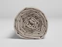 Drap plat lin lavé naturel