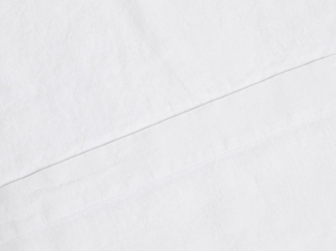 Laken gewassen linnen pure white
