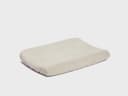 Aankleedkussenhoes mini dots white sand 50x70