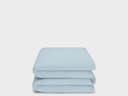 Housse de couette enfant jersey bleu frais