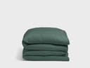 Kinderdekbedovertrek jersey pine green