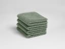 Serviettes invités nid d'abeille vert pierre 30x50 - 4 pcs