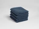 Serviettes invités nid d'abeille bleu 30x50 - 4 pcs