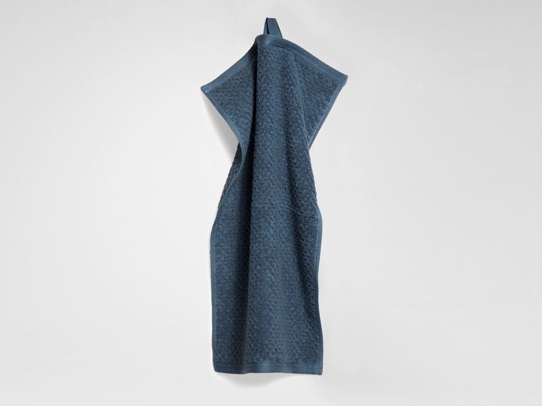 Gastendoekjes dots blue 30x50 - 4 st