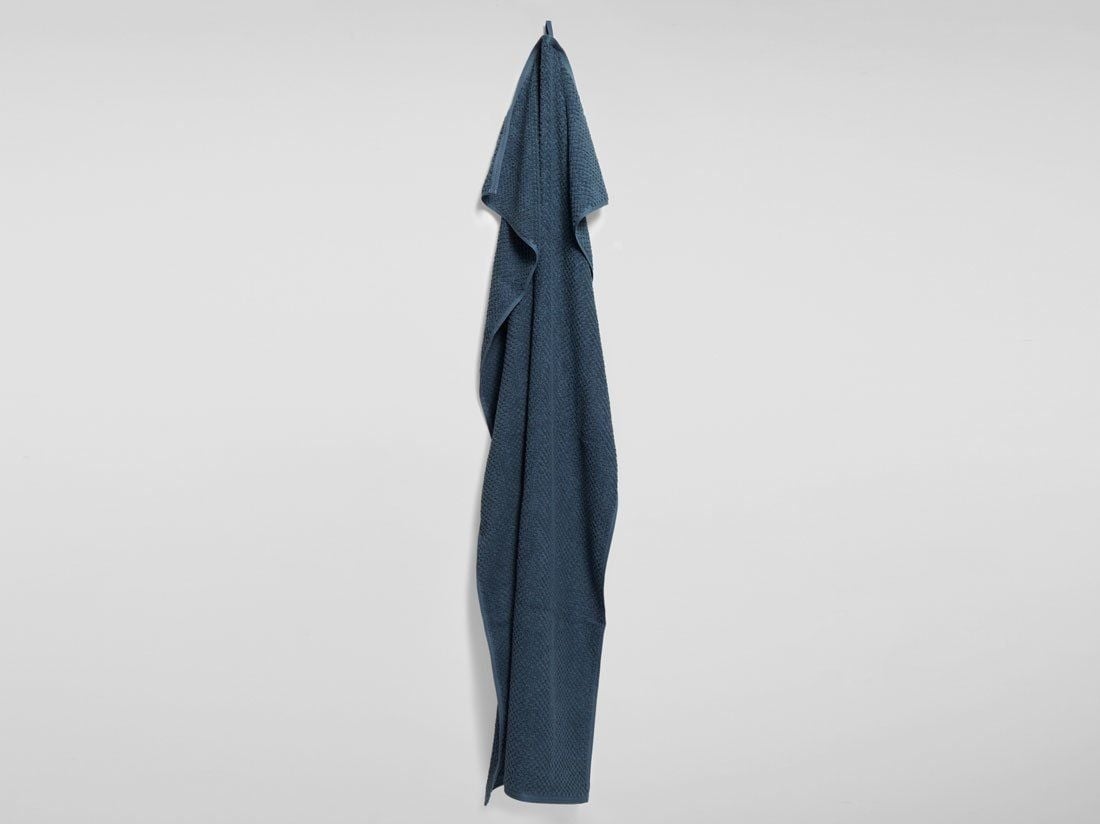 Douchelakens dots blue 70x140 - 2 st