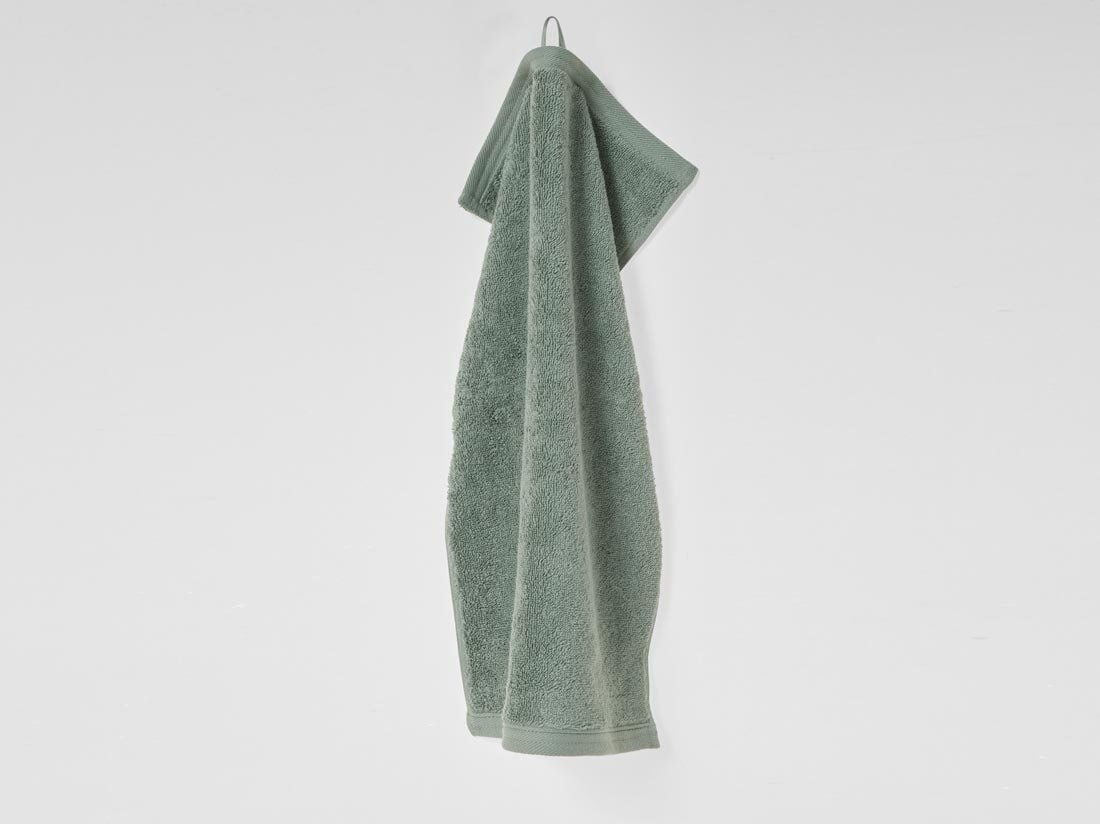 Gastendoekjes terry sea green 30x50 - 4st