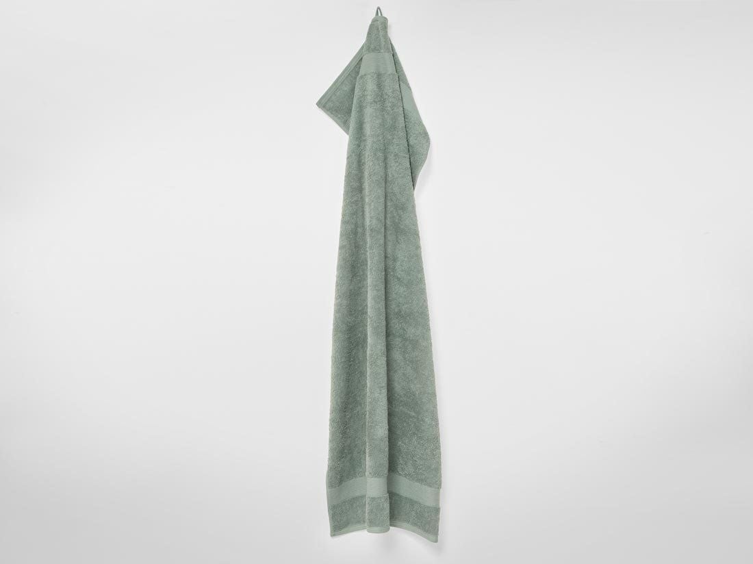 Douchelakens terry sea green 70x140 - 2 st