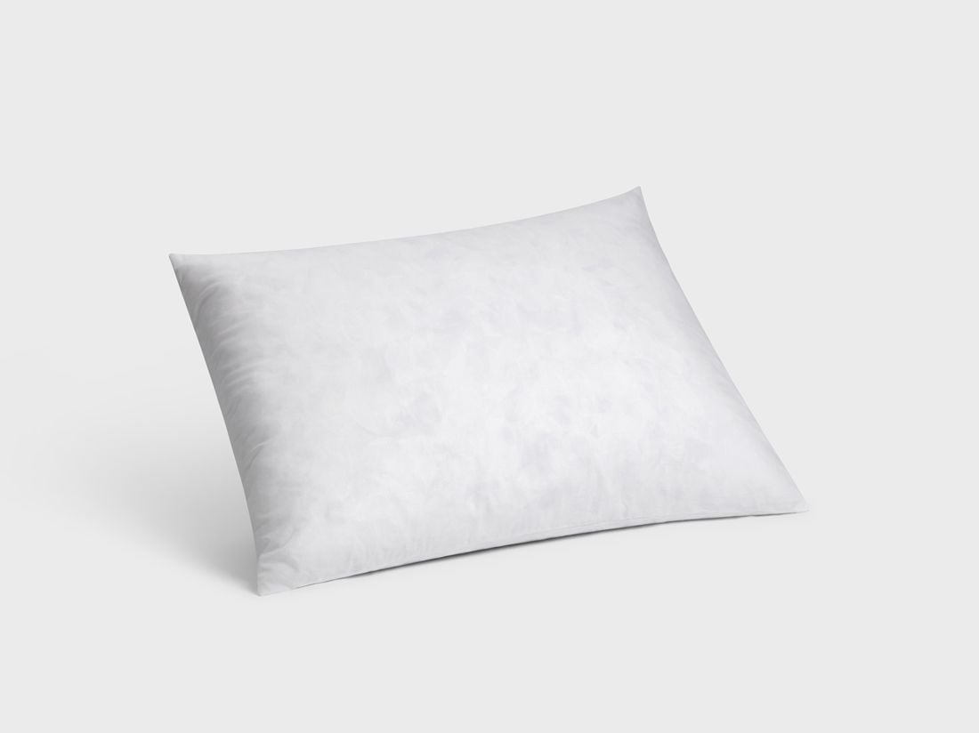 Coussin décoratif garni de plumettes recyclées 40x60