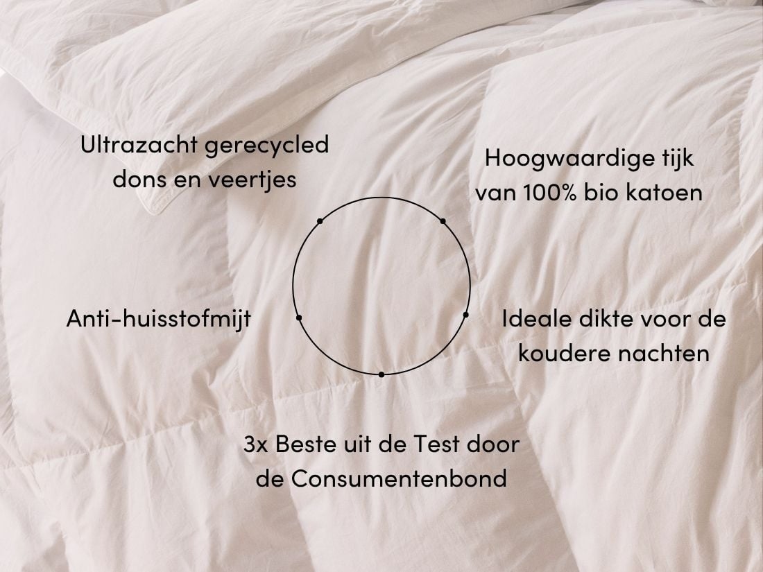 Dekbed gerecycled dons winter 200x200