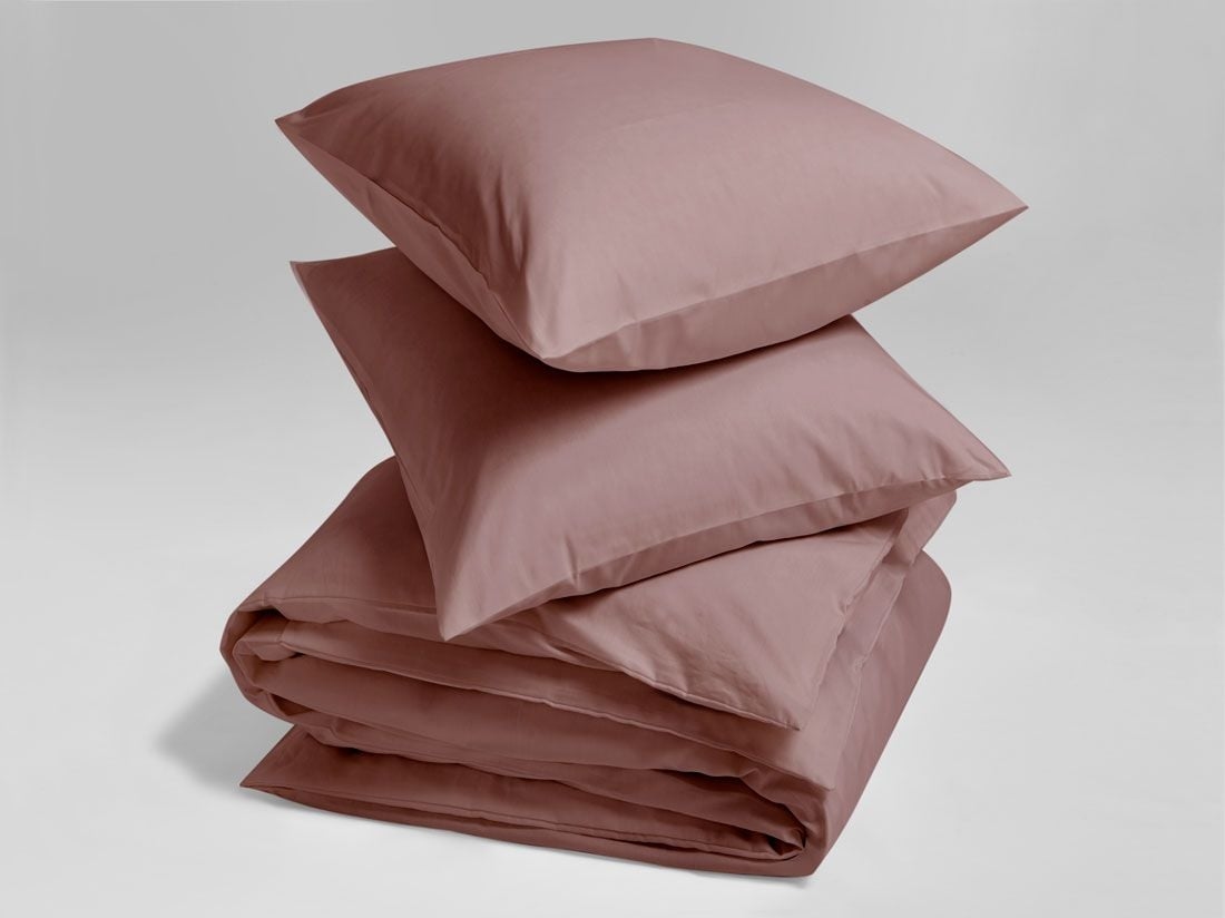 Parure de lit coton TENCEL™ rose blush