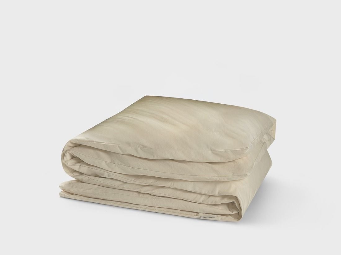 Housse de couette flanelle de coton naturel