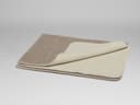 Merinowollen deken camel melange 150x220