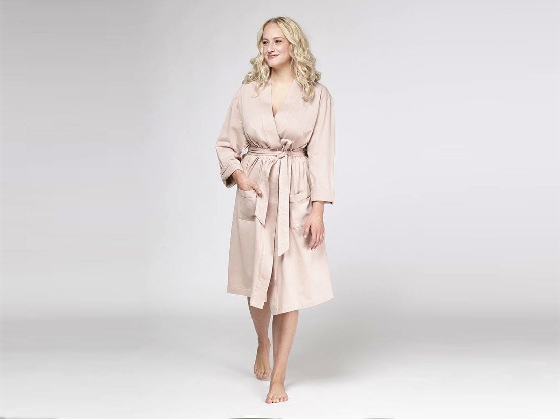 Badjas jersey vintage rose