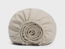 Hoeslaken katoen TENCEL™ sandy taupe
