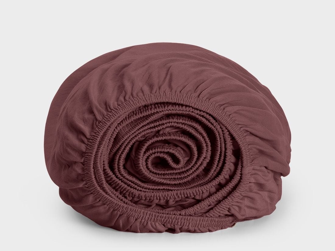 Drap-housse jersey rose du soir