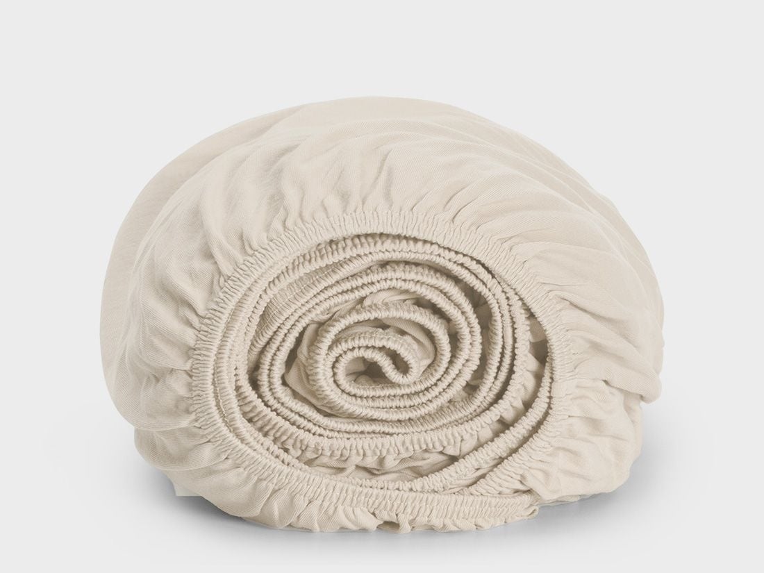 Kinderhoeslaken jersey sunrise white