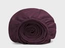 Drap-housse enfant percale de coton prune enchantée