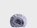 Drap-housse enfant percale de coton bleu lavande