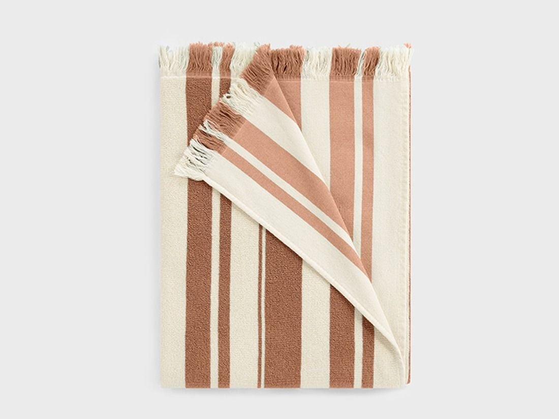 Hamamdoek Terracotta Stripe 100x180 - 1 st.