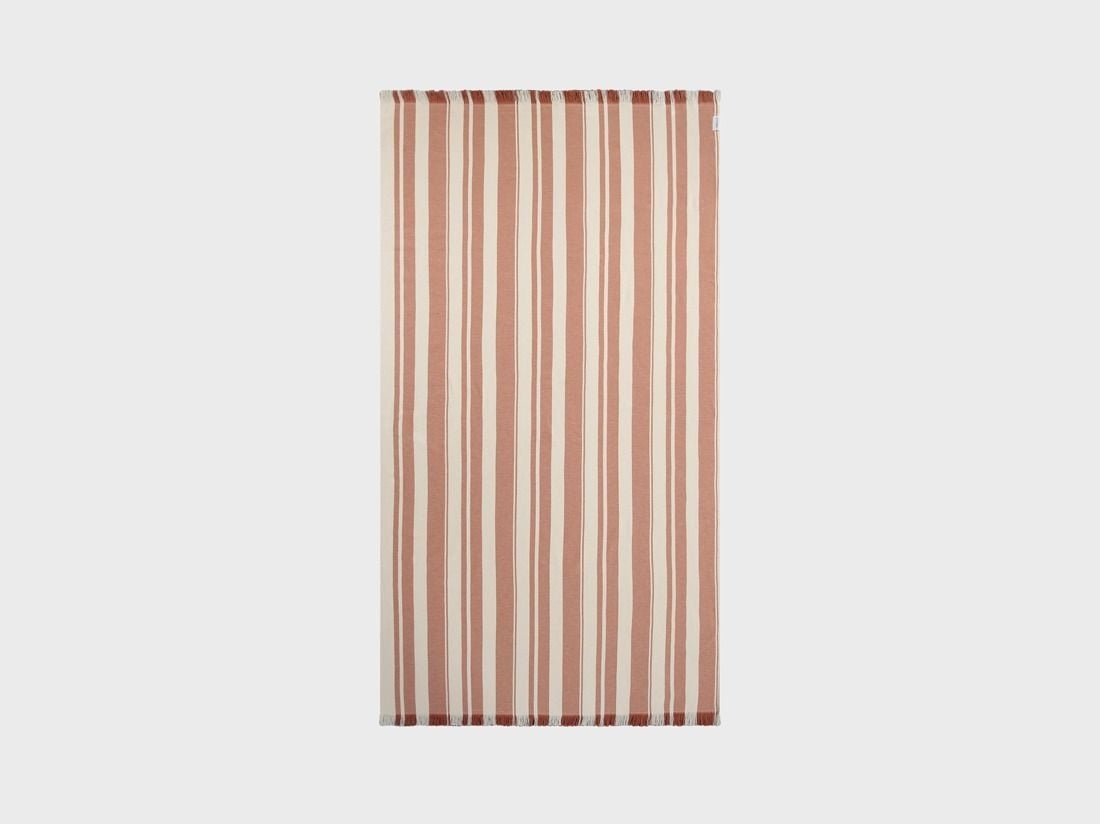 Hamamdoek Terracotta Stripe 100x180 - 1 st.