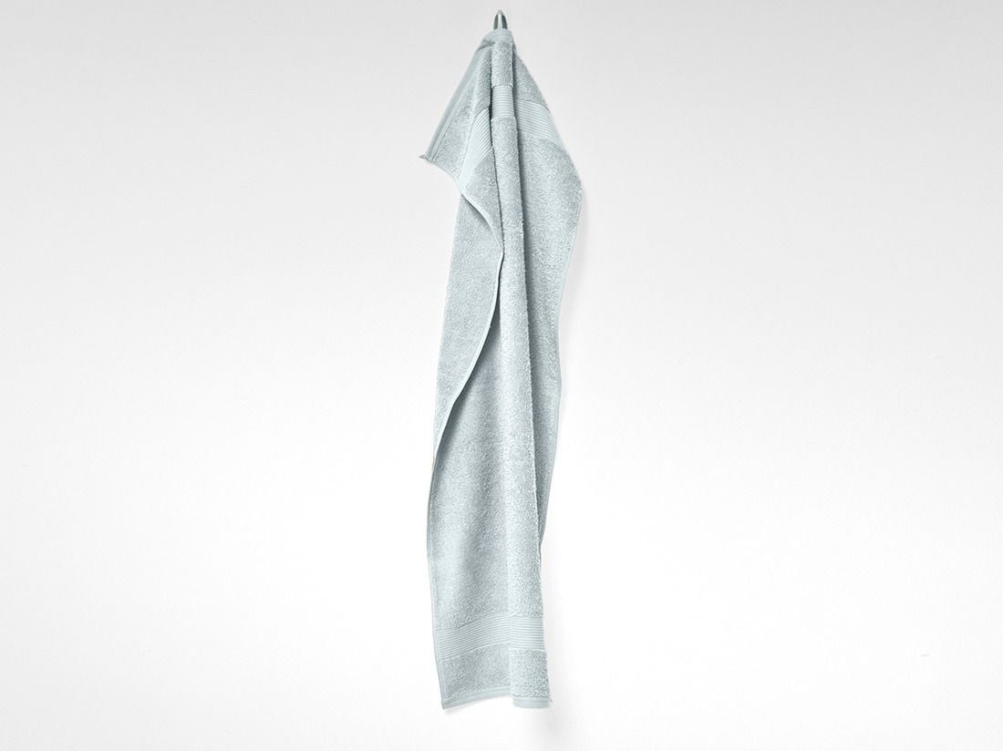 Serviettes de toilette éponge bulle bleue 50x100 - 2 pcs
