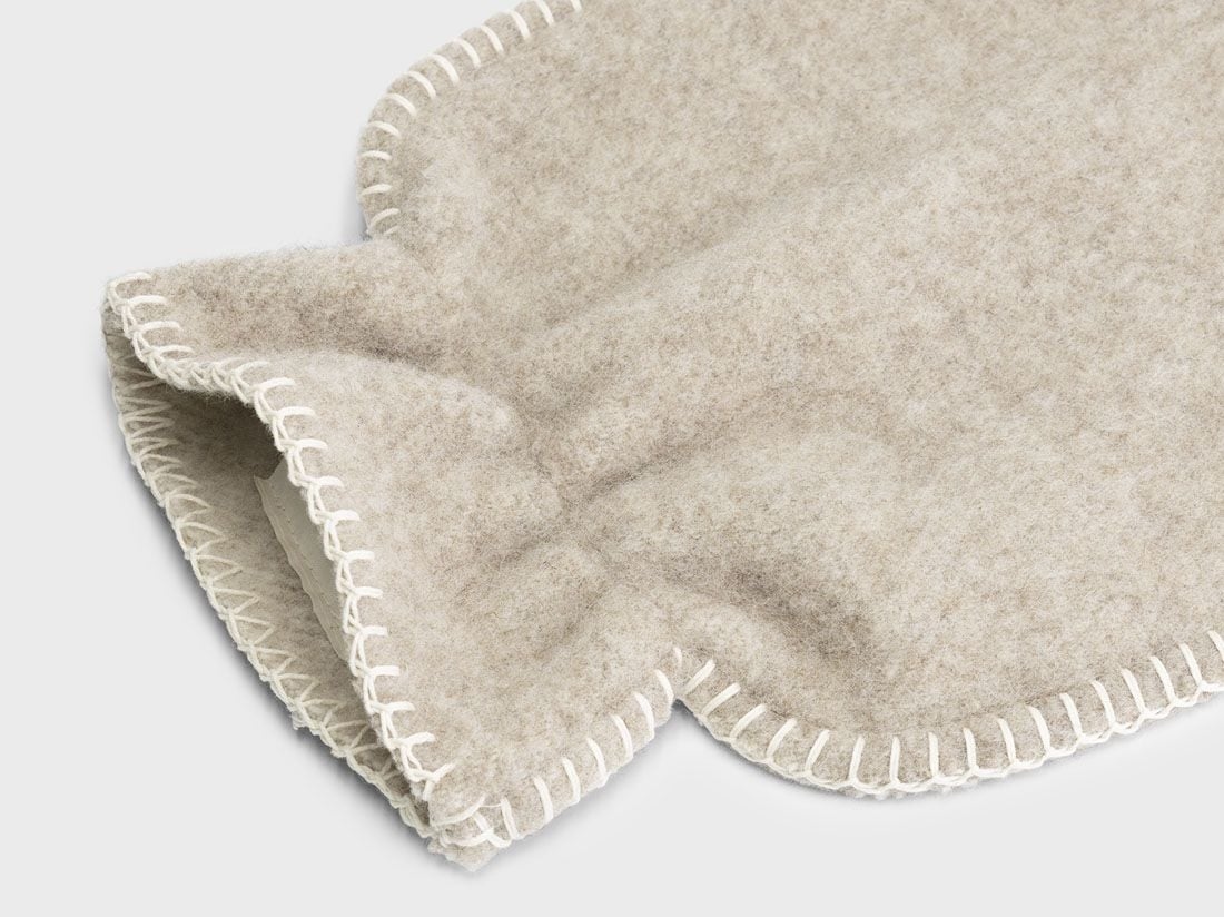 Kruikzak merinowol camel melange 36x20