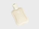 Bouillotte en latex naturel blanche chaude