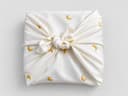 Emballage cadeau réutilisable en satin de coton lune