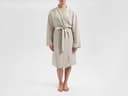 Kimono badjas gewassen linnen natural