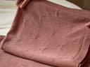 Couverture bébé en coton lune rose poudré 75x100