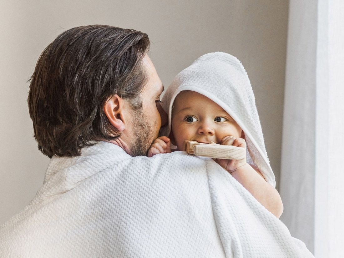 Badcape mini dots pure white