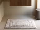 Tapis de bain de luxe blanc sable 60x100