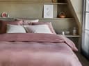 Parure de lit satin de coton rose blush
