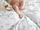 Housse de couette enfant satin de coton fleurs