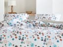 Kussensloop percal katoen watercolor dots