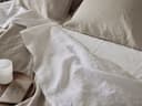 Laken gewassen linnen pure white