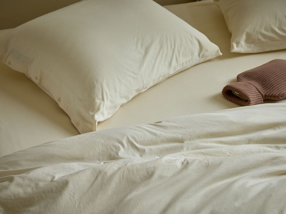 Kussensloop jersey sunrise white 50x60