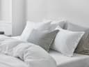Taie d'oreiller flanelle de coton blanc pur