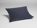 Taie d'oreiller jersey bleu indigo