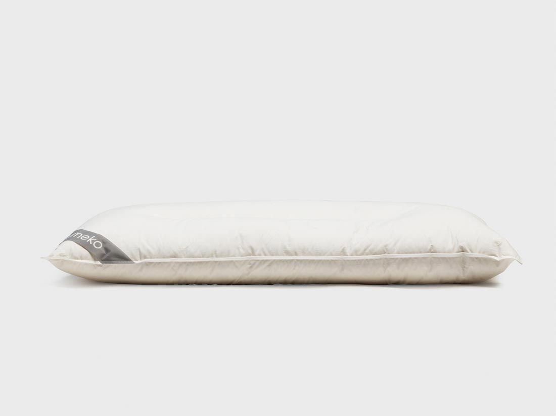 Oreiller en duvet deluxe 40x80 moelleux