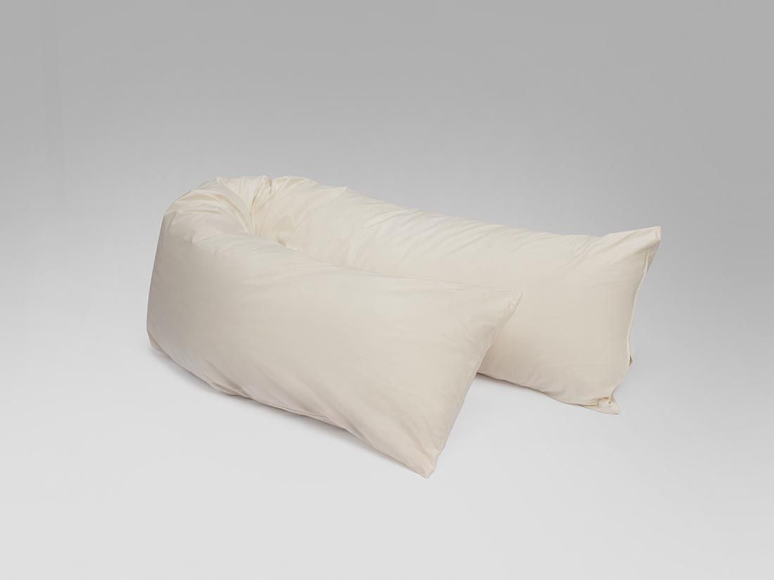 Oreiller pour dormeurs sur le côté au pin cembro 35x160 ferme