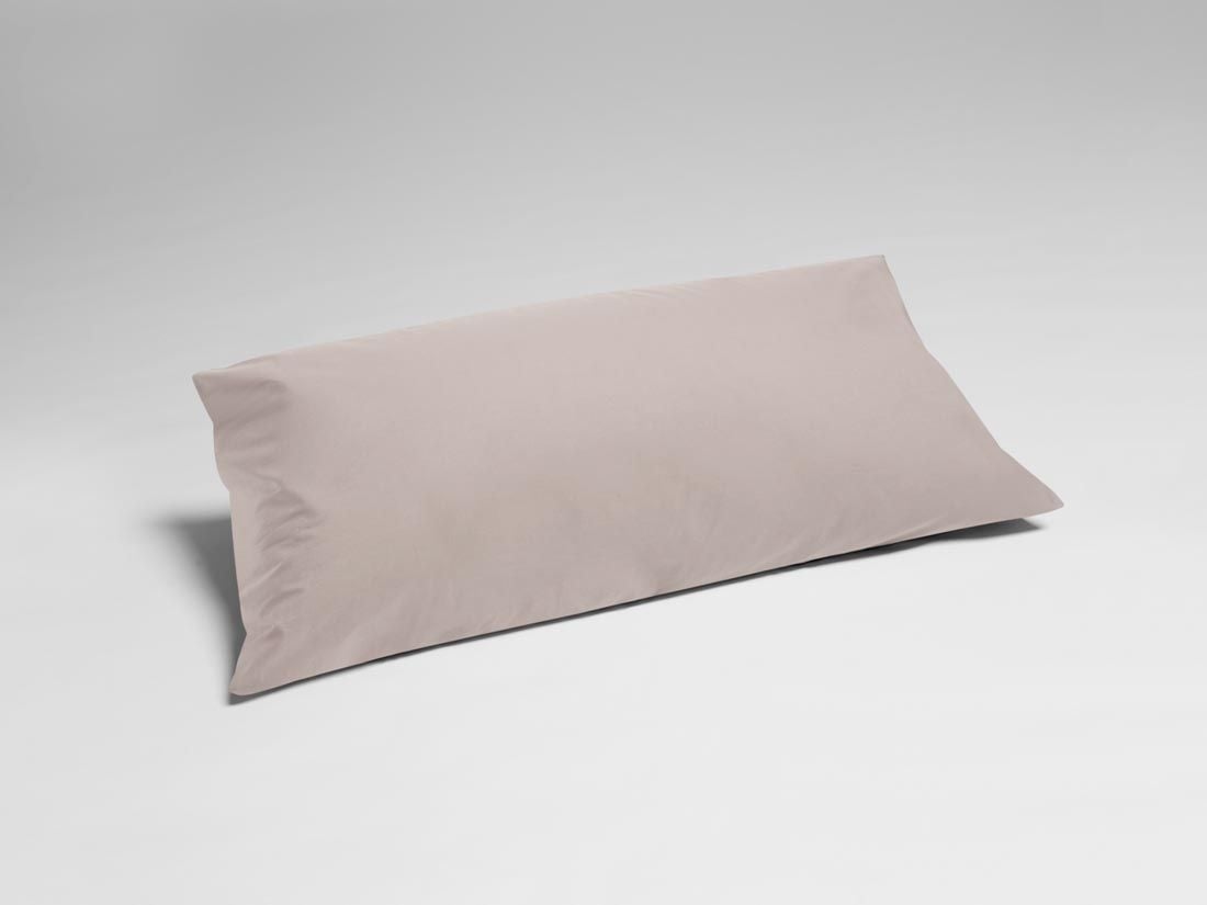 Kussensloop percal katoen pale rose