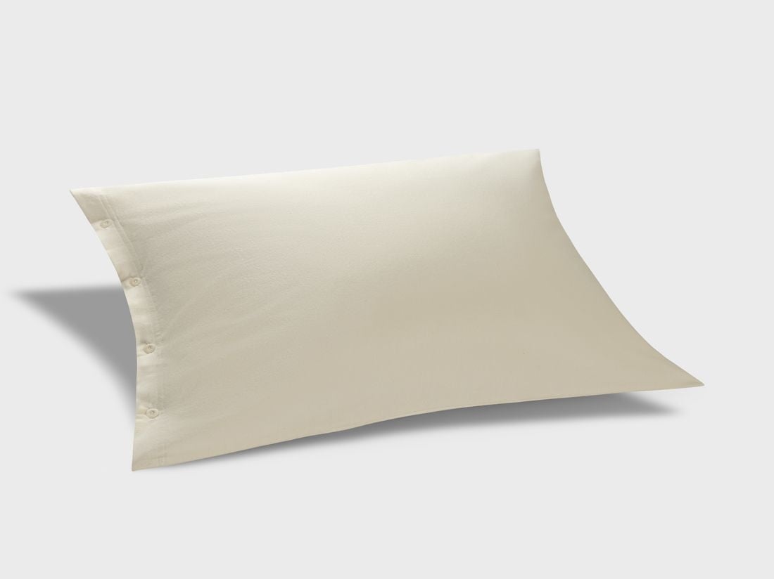 Kussensloop flanel natural