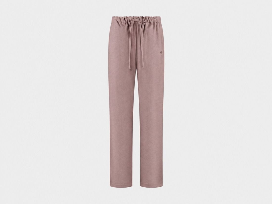 Pyjamabroek dames flanel mauve chambray